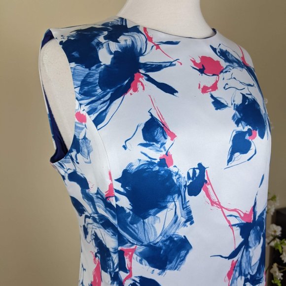 Cynthia Steffe Classic Summery Lined Dress with Zipper Size 10 - Picture 5 of 17